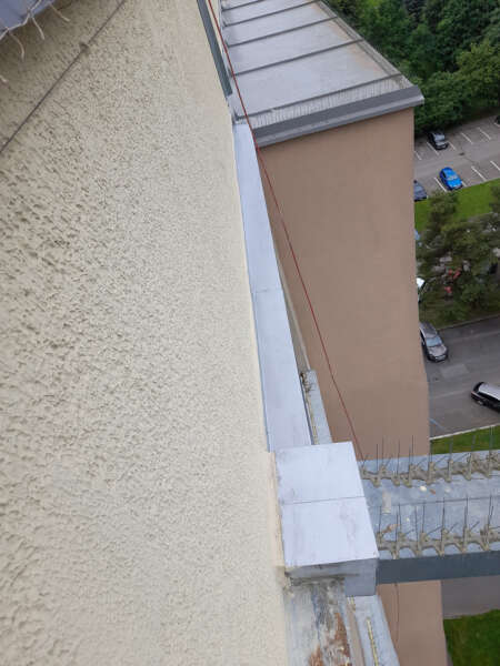 oplechování severní část po opravě